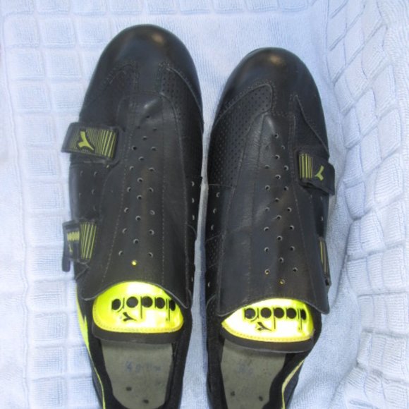Vintage Shoes Made Italy Diadora Mens Cycling Shoes Time Cleats